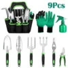 Attrezzi Da Giardinaggio, Kit Da Giardinaggio 9 In 1 Strumenti Per Bonsai Per La Cura Delle Piante Da Interno Ed Esterno, Regalo Da Giardino