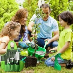 Attrezzi Da Giardinaggio, Kit Da Giardinaggio 9 In 1 Strumenti Per Bonsai Per La Cura Delle Piante Da Interno Ed Esterno, Regalo Da Giardino -Negozio al dettaglio Piante Casa 95548456 4