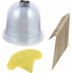 1 Set Cloche Da Giardino Cupola Per Piante Copertura Per Cloche Copertura Per Protezioni Per Piante In Plastica Copertura Per Cupola Per Serra Per Accessori Per Attrezzi Da Giardinaggio