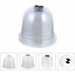 1 Set Cloche Da Giardino Cupola Per Piante Copertura Per Cloche Copertura Per Protezioni Per Piante In Plastica Copertura Per Cupola Per Serra Per Accessori Per Attrezzi Da Giardinaggio -Negozio al dettaglio Piante Casa 95703708 3