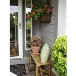 Eucalipto Bouquet Piante Vegetali Fiori Finti Fiore Artificiale 4 Pezzi Eucalipto Resistente Ai Raggi UV Per Interni Per La Decorazione Di Matrimoni All'aperto Home Office Giardino (Loto Rosso) -Negozio al dettaglio Piante Casa 95760648 4