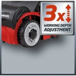 Einhell 3420620 Gc-Sa 1231, Scarificatore/Arieggiatore Elettrico, Area Di Lavoro: 31 Cm, 3 Livelli, Sacco 28 L, 1200W 230V, Rosso -Negozio al dettaglio Piante Casa 95812508 3