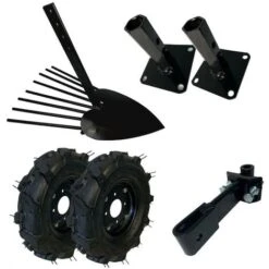 Kit Di Scavapatate Motozappa Motocoltivatore Ruote 400 X 8 Gancio