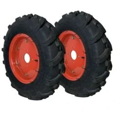 Set Ruote Pneumatiche 500 X 12 Motozappa Motocoltivatore