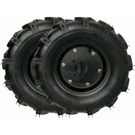 Set Di Ruote Pneumatiche 500 X 10 Motozappa Motocoltivatore 1 Set Di Ruote Pneumatiche 500 X 10 Motozappa Motocoltivatore