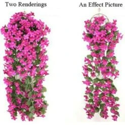 2x Piante Artificiali Edera Rampicante Piante Rampicanti Foglia Artificiale Rampicante Decorazione Floreale Viola, Rosso 9 2x Piante Artificiali Edera Rampicante Piante Rampicanti Foglia Artificiale Rampicante Decorazione Floreale Viola, Rosso -Negozio al dettaglio Piante Casa 95930956 5