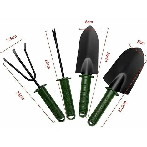 Set Di Attrezzi Da Giardino In Acciaio Inossidabile Da 4 Pezzi Mini Kit Da Giardinaggio Le Rust Tools For Planting Pots, Set Da Giardinaggio In Acciaio Inossidabile Con Diserbo, R 3 Set Di Attrezzi Da Giardino In Acciaio Inossidabile Da 4 Pezzi Mini Kit Da Giardinaggio Le Rust Tools For Planting Pots, Set Da Giardinaggio In Acciaio Inossidabile Con Diserbo, R - immagine 3