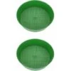 Setaccio Da Giardino Setaccio Per Terreno Setaccio In Plastica Per Piante Grasse Setaccio Per Ghiaia 20.818.4cm 2 Pezzi Verde ，