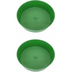 Setaccio Da Giardino Setaccio Per Terreno Setaccio In Plastica Per Piante Grasse Setaccio Per Ghiaia 20.818.4cm 2 Pezzi Verde ，