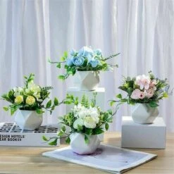 Fiori Artificiali Con Vaso Di Fiori Di Peonia - Fiori Artificiali In Plastica - Per La Casa, La Tavola -Negozio al dettaglio Piante Casa 96205873 4