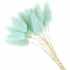 LITZEE Fiori Secchi 60pcs Fiori Secchi Naturali Decorazioni Per La Casa Di Animali Di Peluche Colorati (Blu)