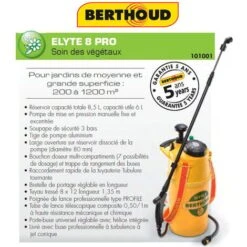 Berthoud Pompa A Pre-compressione Manuale ELYTE 8 GIARDINO -Negozio al dettaglio Piante Casa 96680760 3