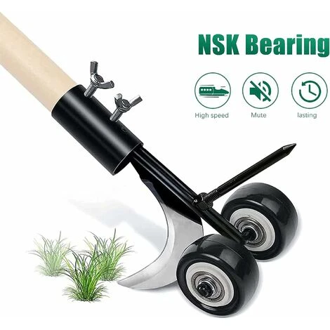 Strumento Per Diserbo Manuale, Diserbo Manuale Con Ruote Strumento Per Diserbo Da Giardino Per La Pulizia Tra Lastre Di Pietra, Blocchi, Cortili E Prati 3 Strumento Per Diserbo Manuale, Diserbo Manuale Con Ruote Strumento Per Diserbo Da Giardino Per La Pulizia Tra Lastre Di Pietra, Blocchi, Cortili E Prati - immagine 3