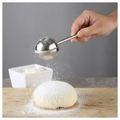 Setaccio Per Farina In Acciaio Inossidabile Setaccio Per Farina Setaccio Per Polvere Setaccio Per Zucchero Manuale Setaccio Per Zucchero Cottura Con Manico -Negozio al dettaglio Piante Casa 98127328 3