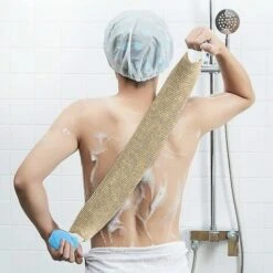 Scrubber Per La Schiena In Canapa, Striscia Per La Schiena Esfoliante 100% Naturale Con Guanto, Scrubber Per La Schiena Esfoliante In Luffa 5 Scrubber Per La Schiena In Canapa, Striscia Per La Schiena Esfoliante 100% Naturale Con Guanto, Scrubber Per La Schiena Esfoliante In Luffa -Negozio al dettaglio Piante Casa 98132501 3