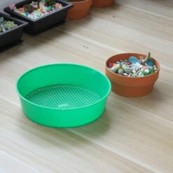 Setaccio Da Giardino In Plastica Da 2 Pezzi Per Giardino, Pietra, Sabbia, Terra, Terra, Piantina, Maglia, Giardinaggio, Cortile, Piante, Piantina, Filtro In Pietra Arenaria, Strumento Verde -Negozio al dettaglio Piante Casa 98713195 5