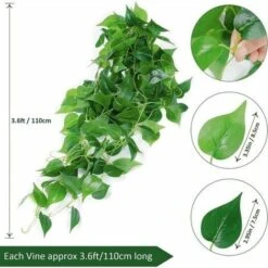 2 Pezzi Pianta Artificiale Pothos Appeso Piante Finte Artificiali Decorazione Pothos Finto Edera Foglia Verde Realistica Per Decorazioni Camera Da Letto Giardino Domestico 7 2 Pezzi Pianta Artificiale Pothos Appeso Piante Finte Artificiali Decorazione Pothos Finto Edera Foglia Verde Realistica Per Decorazioni Camera Da Letto Giardino Domestico -Negozio al dettaglio Piante Casa 99414714 3