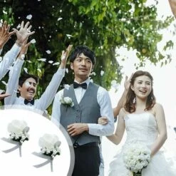 2 Pezzi Fiori Da Polso Da Sposa, Fiore All'occhiello Della Rosa, Fiore All'occhiello Del Corpetto, Fiore All'occhiello Del Matrimonio, Set Di Fiori Del Corpetto, Usato Per Matrimoni, Feste Da Ballo, B -Negozio al dettaglio Piante Casa 99784521 3